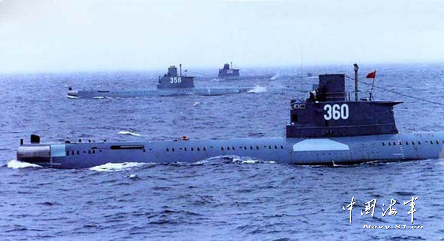 In April 1951, Chinese Navy organizes a group to learn submarine knowledge from the Pacific Fleet of former Soviet navy in Lushun, Dalian, northeast China's Liaoning province. In May 1952, China founds its first submarine base in Qingdao, east China's Shandong province. In June 1954, China establishes its first submarine force to conduct patrol and vigilance missions. (File photo/ Navy.81.cn)  