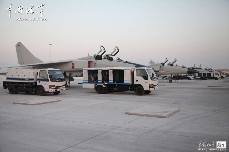 Recently, multi-types of airplanes of the aviation force under the North China Sea Fleet of the Navy of the Chinese People's Liberation Army (PLA) completed their first flight training of 2013. According to an official source, the 168 pilots participated in the training have accomplished the training on 11 basic flight subjects such as tactical maneuver, tactical coordination in flight formation and so on. (China Military Online/Wang Jing, Sun Fei, Liu Yizhen) 