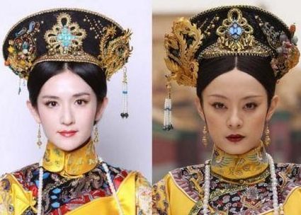 Xie's impersonation (L) looks pretty much the same as the original character (R). (Source: hunantv.com)