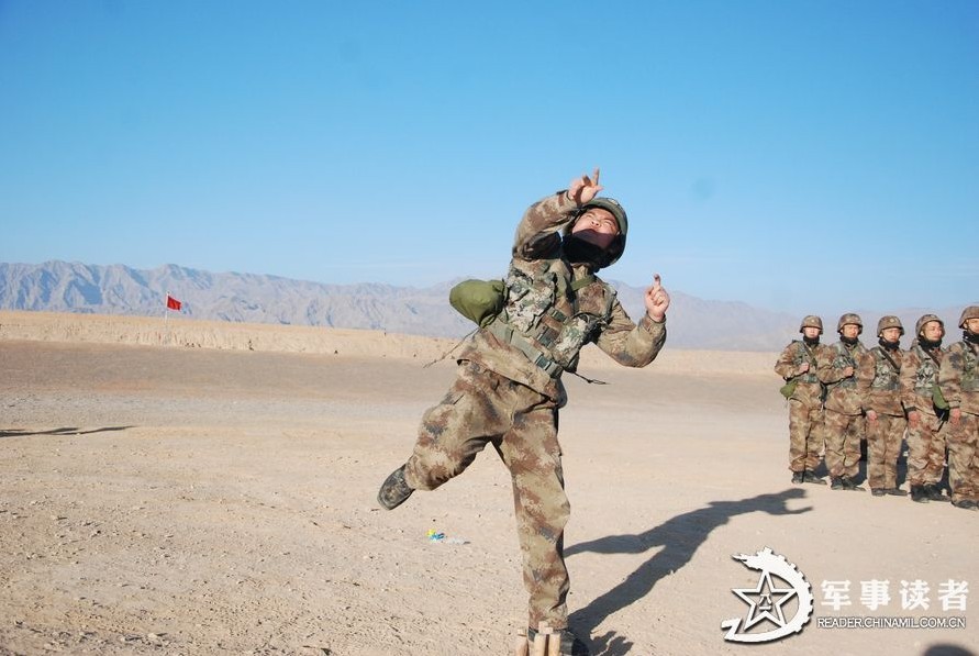 Soldiers of a regiment of the Lanzhou Military Area Command (MAC) of the Chinese PLA train hard in the barrack. (China Military Online/Gong Shuangwen, Yang Guo, Hu Gai)  