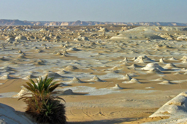 White Desert, Egypt　 (Source: www.huanqiu.com) 