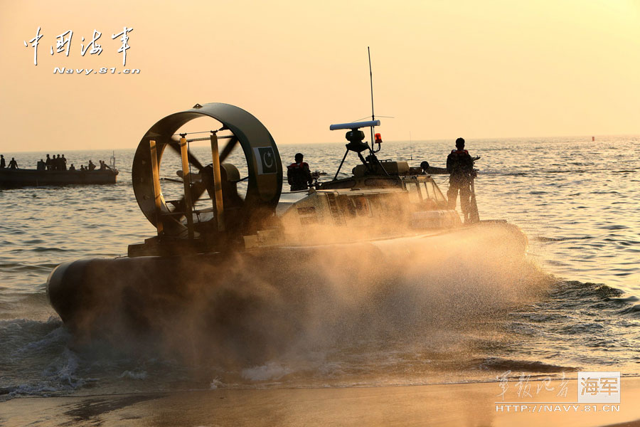 The "Peace-13" multi-national maritime military exercise organized by the Pakistani Navy is held in Karachi and the adjacent waters in Pakistan from March 4 to 8. (navy.81.cn/Wang Changsong)