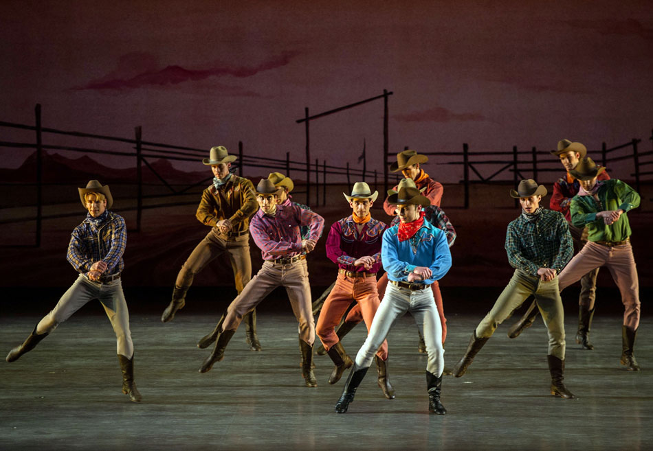 Actors of American Ballet Theatre perform in Beijing's National Theatre, March 6, 2013. (Xinhua/Luo Xiaoguang)