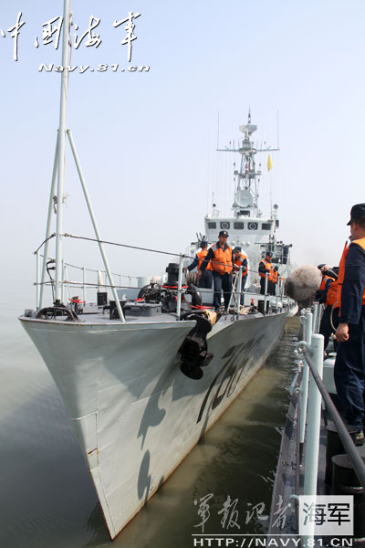 A detachment under the South Sea Fleet of the Navy of the Chinese People's Liberation Army (PLA) conducts four-day anchorage training in a certain sea area off the eastern Guangdong province. (navy.81.cn/Zhao Changhong, He Nian, Shen Huayue, Zheng Can)