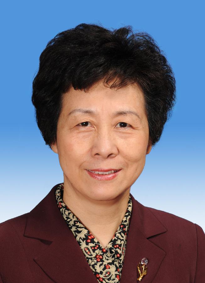 Yan Junqi is elected vice-chairperson of the 12th National People's Congress (NPC) Standing Committee at the fourth plenary meeting of the first session of the 12th NPC in Beijing, capital of China, March 14, 2013. (Xinhua) 