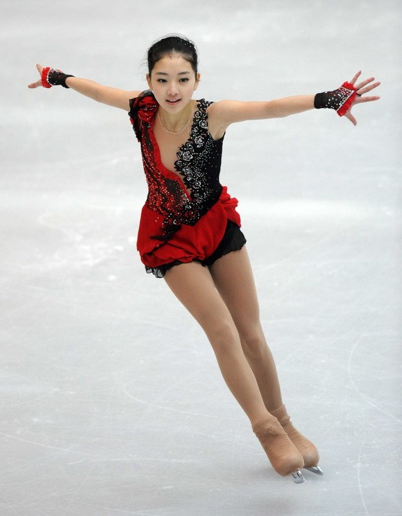 Li Zijun, Chinese figure skater (Photo/Xinhuanet.com)