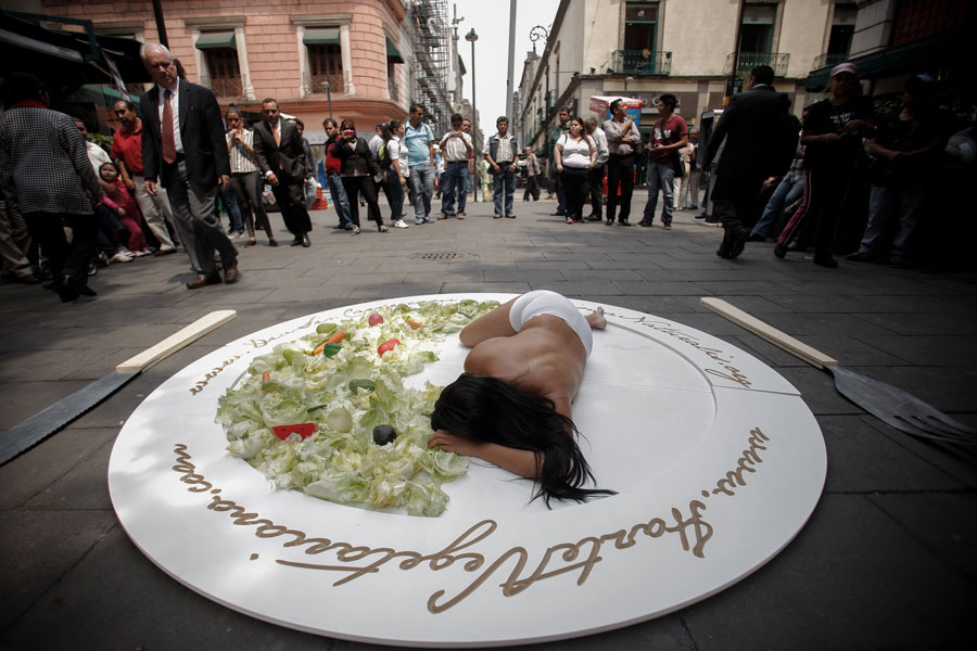 World Vegetarian Day is observed on March 20 in Mexico City, Mexico. World Vegetarian Day was established as an annual celebration to promote the benefits of vegetarianism worldwide. (Xinhua)