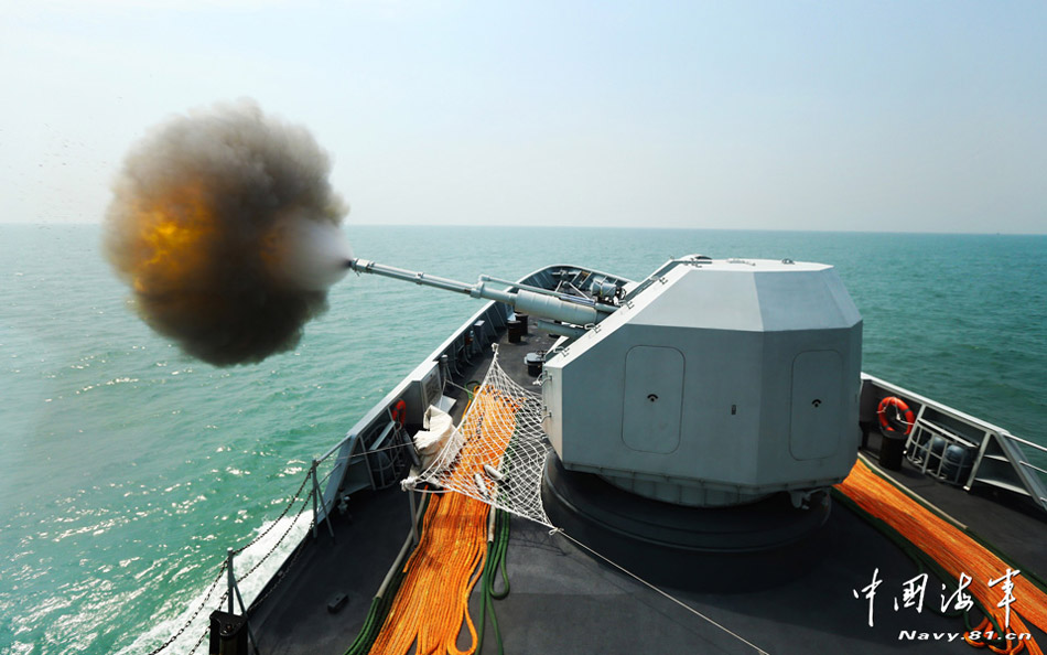 The "Bengbu" warship, China's first independently-developed new-generation guided missile frigate, conducted its first training in certain sea area of the East China Sea from April 8 to 12, after the "Bengbu" warship was officially commissioned to the Navy of the Chinese People's Liberation Army (PLA).(navy.81.cn/Wan Fusheng, Qu Shichen, Wu Gudong) 