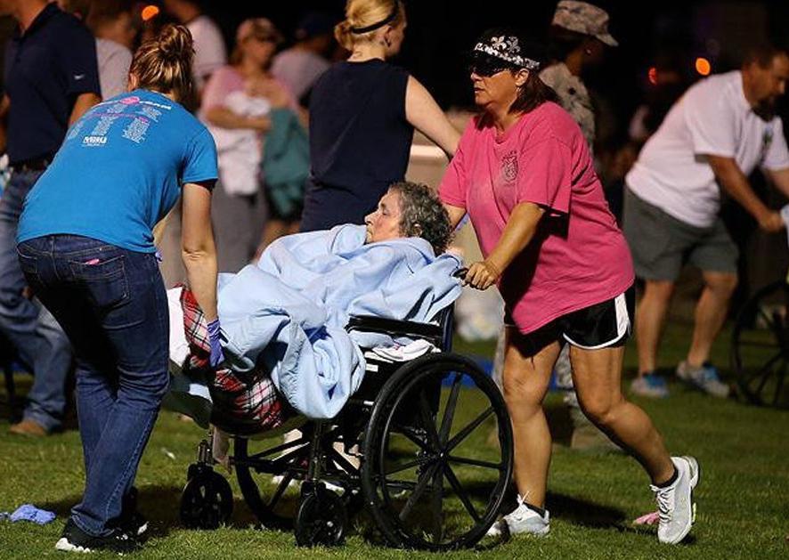 A huge explosion occurred at a fertilizer plant Wednesday night in the U.S. state of Texas, likely causing heavy casualties, U.S. media reported. (Xinhua)