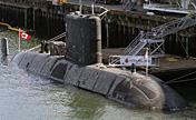 Canadian submarine "Victoria" visits port of Vancouver 