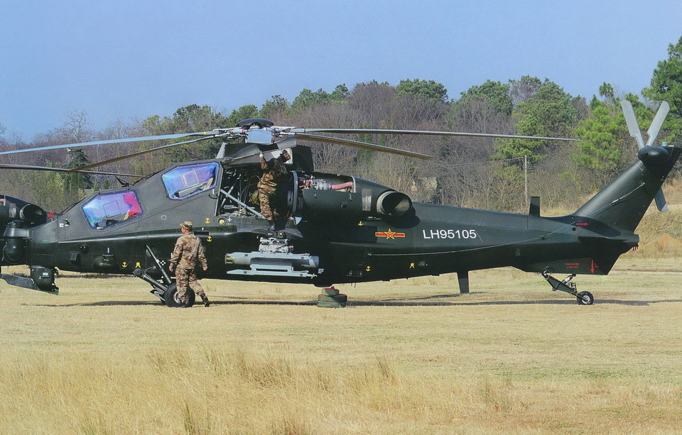 China's WZ-10 armed helicopter. (China Military Online/Shi Shaohua, Zhou Jingbo)