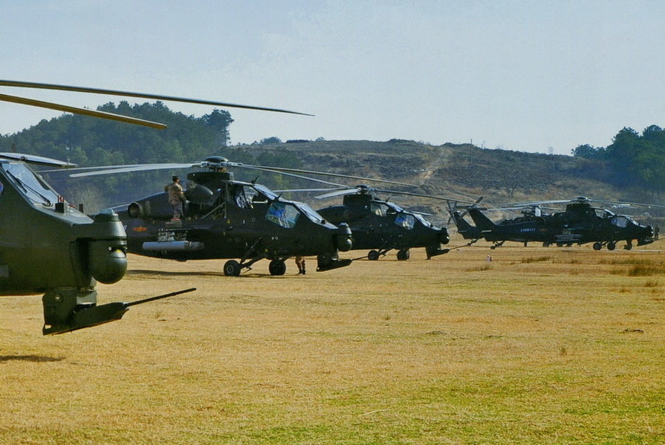 China's WZ-10 armed helicopter. (China Military Online/Shi Shaohua, Zhou Jingbo)