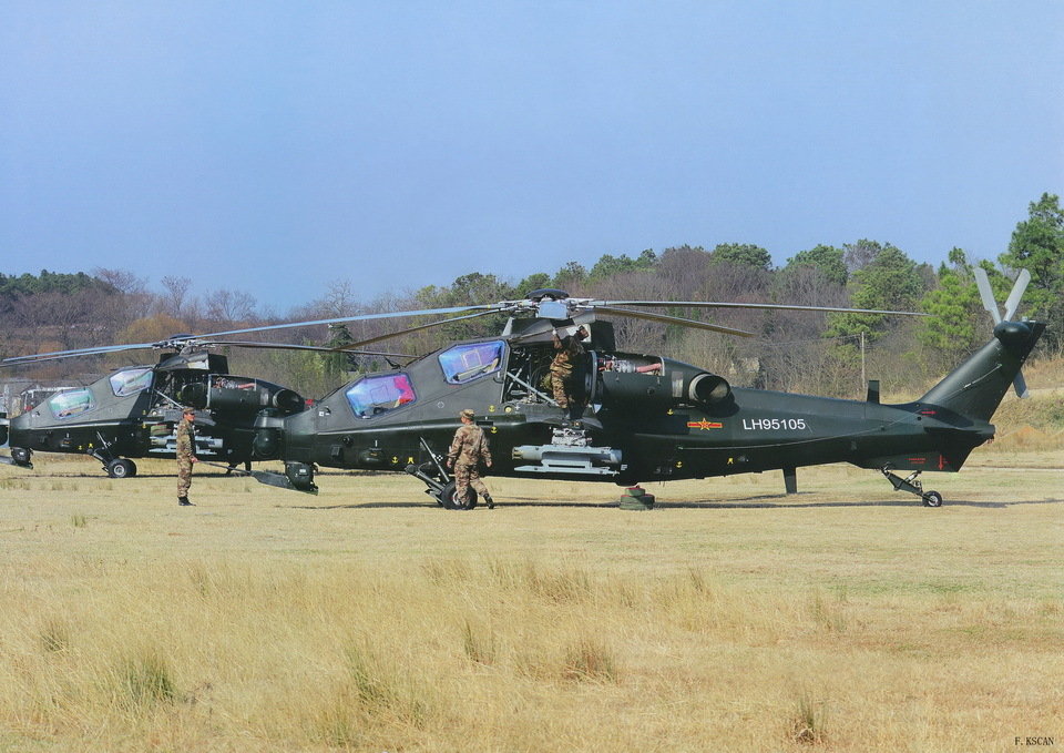 China's WZ-10 armed helicopter. (China Military Online/Shi Shaohua, Zhou Jingbo)