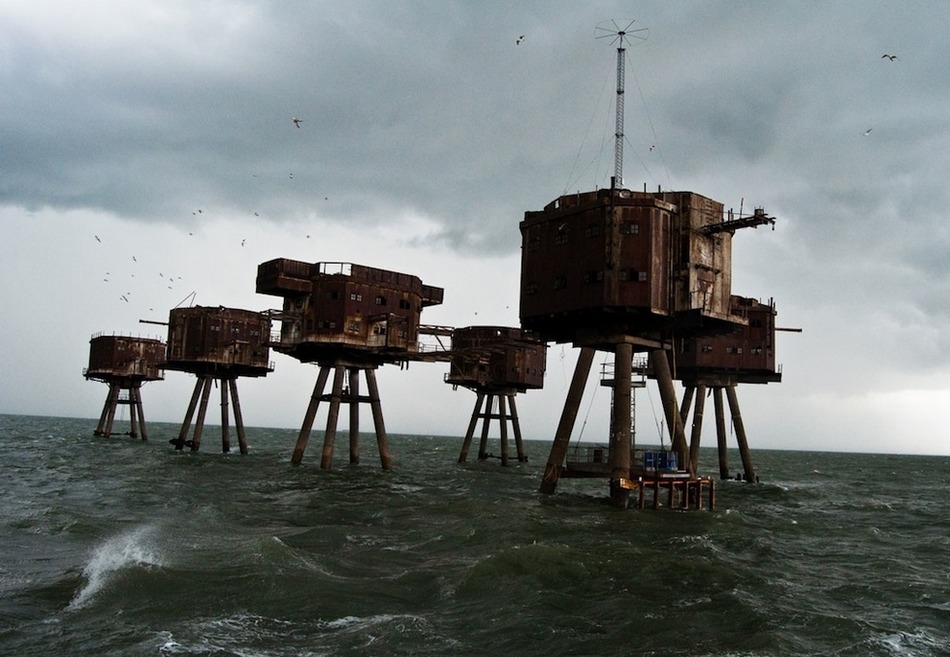 Maunsell Sea Forts, England.(Photo/huanqiu.com) 