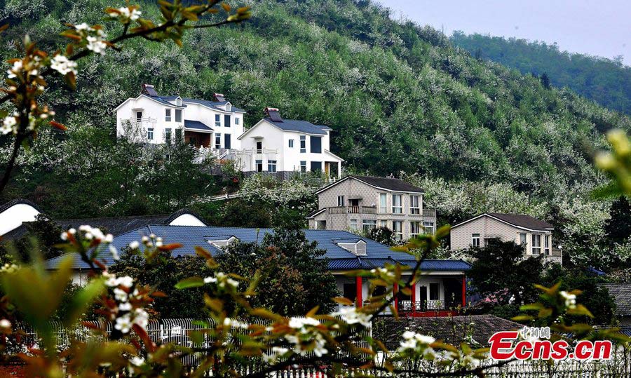 Photo taken on May 8, 2013 shows the scenery of Mianzhu City in Southwest China's Sichuan Province. The city has been rebuilt into a picturesque city five years after the 8.0-magnitude Wenchuan earthquake. (CNS/Mian Luxuan)