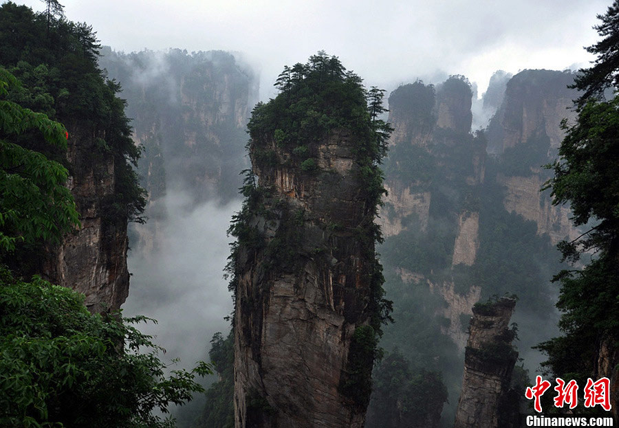 Zhangjiajie, Hunan province (Chinanews.com)