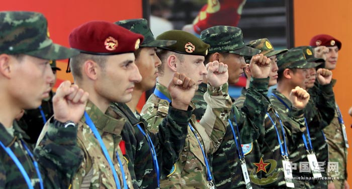 CPAPF, Russia’s Domestic Security Force start joint training. (Chinamil.com.cn/Qiao Tianfu)