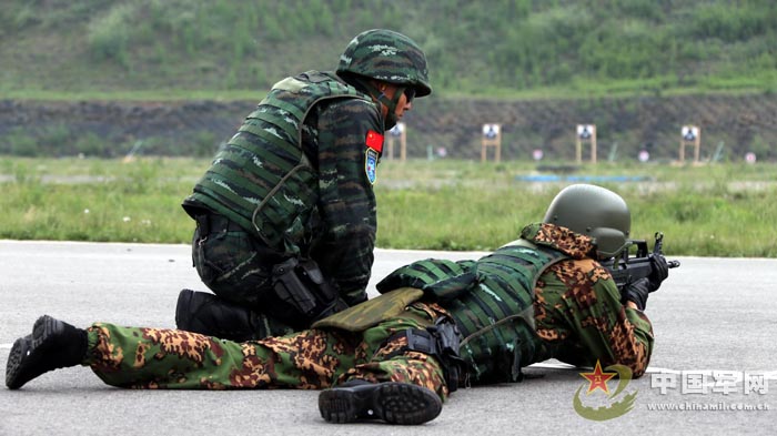 CPAPF, Russia’s Domestic Security Force start joint training. (Chinamil.com.cn/Qiao Tianfu)