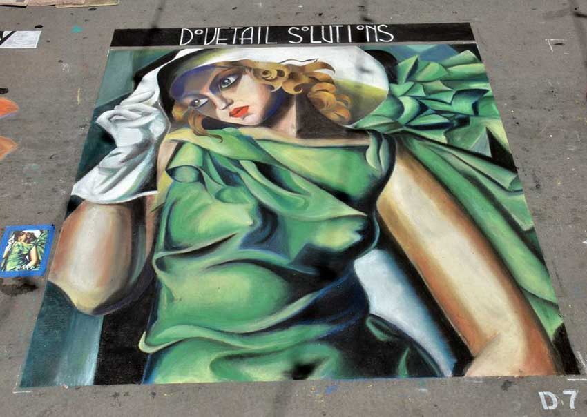 Incredible street paintings at Chalk Festival  (9)