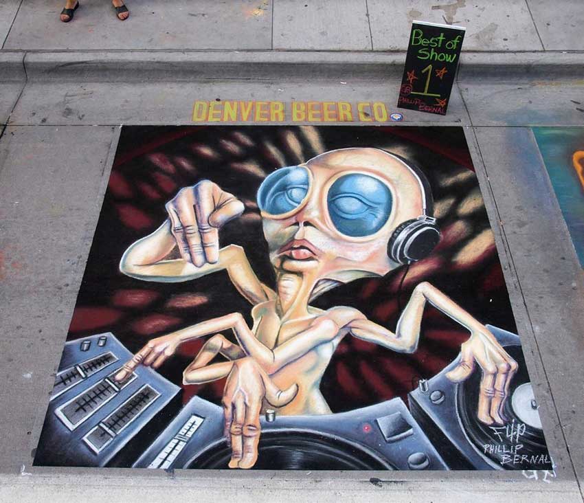 Incredible street paintings at Chalk Festival  (11)
