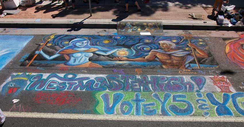 Incredible street paintings at Chalk Festival  (3)