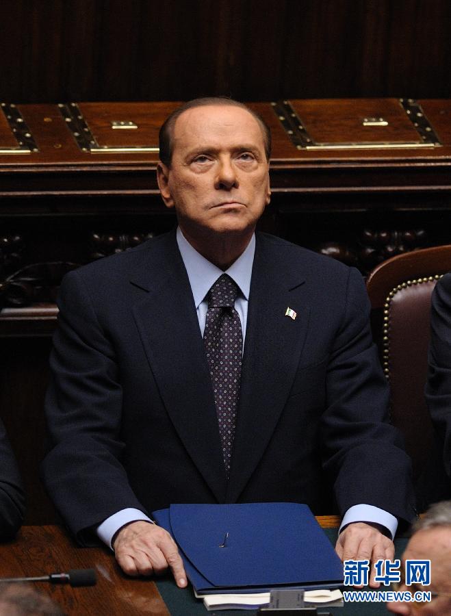 File photo of former Italian premier Silvio Berlusconi. (Xinhua)