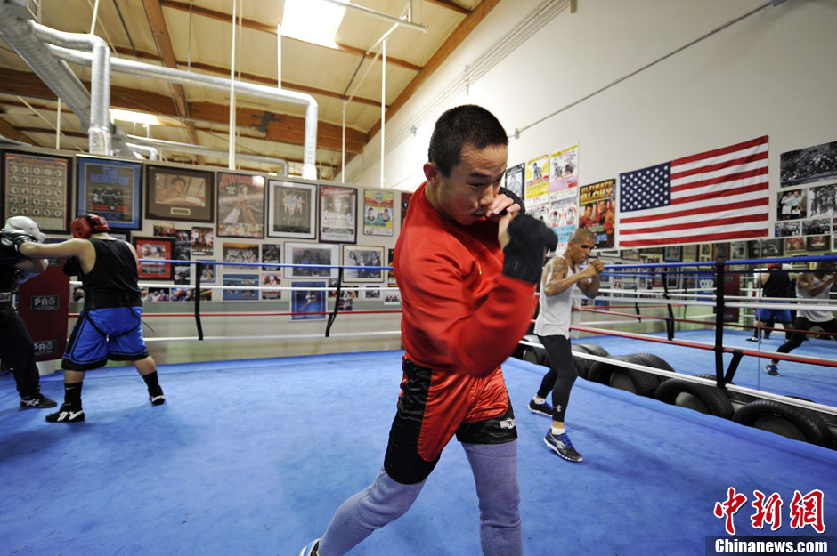 Yang Lianhui is in training. (CNS/Mao Jianjun)