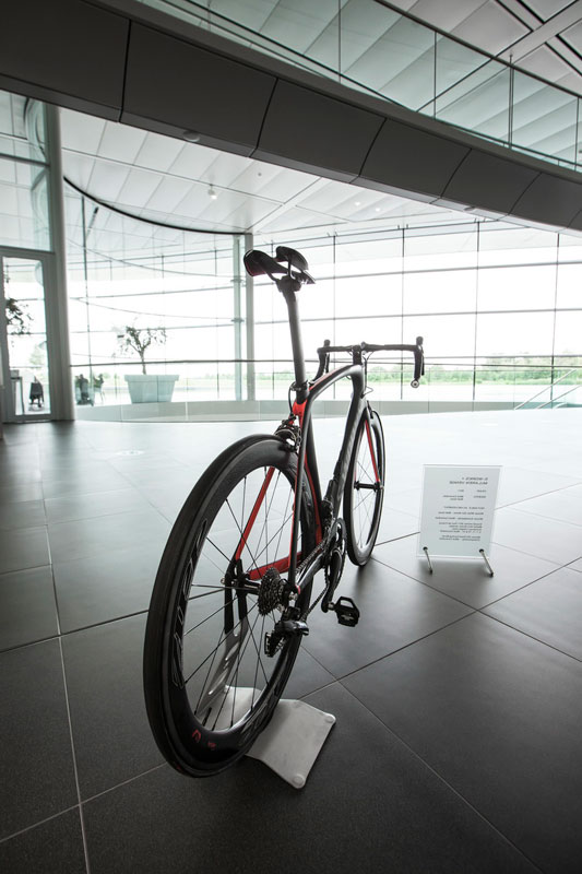 A bicycle developed by McLaren. [Photo: CRIENGLISH.com/McLaren]