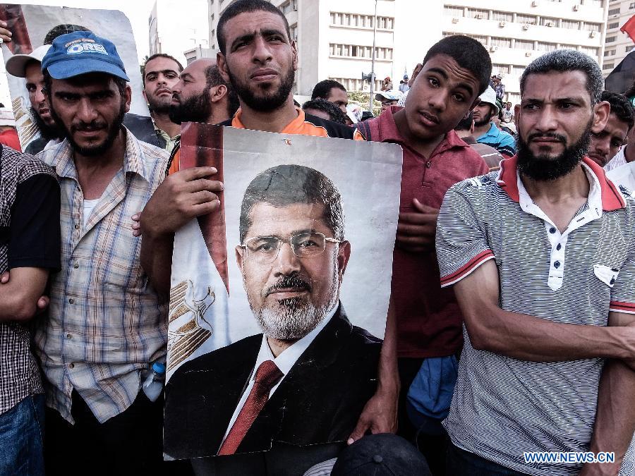 Supporters of Morsi protest in Cairo