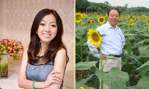 Chen Danxia (L) and her father Chen Kaichen (File Photo)