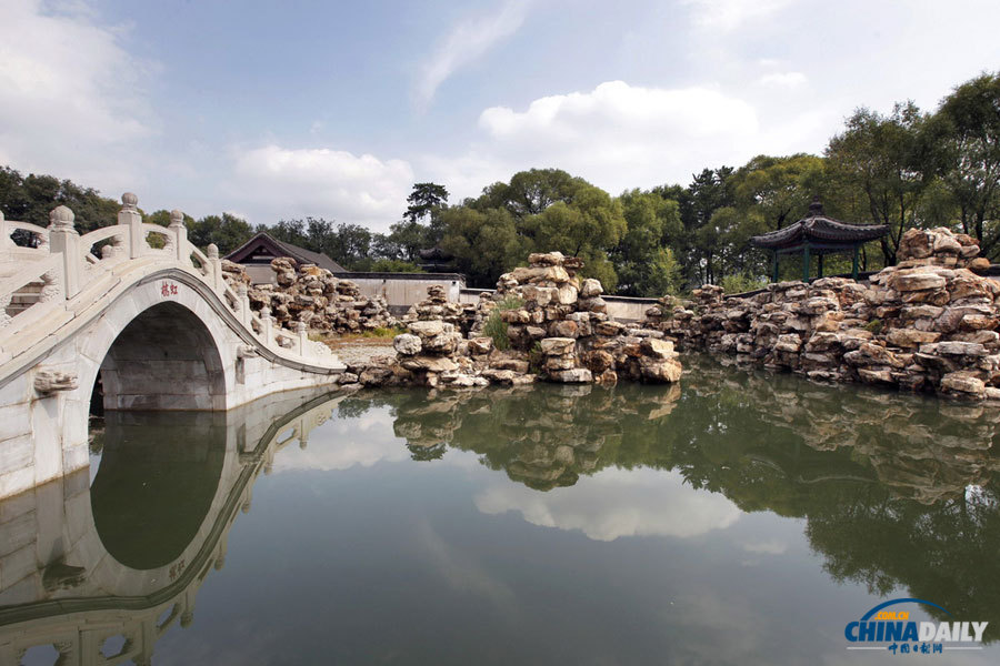 The site is reconstructed based on the ruins. The layout and architectural style resemble that of the reigion to the south of the Yangtze River. (Photo by Jia Yue for Chinadaily.com.cn)