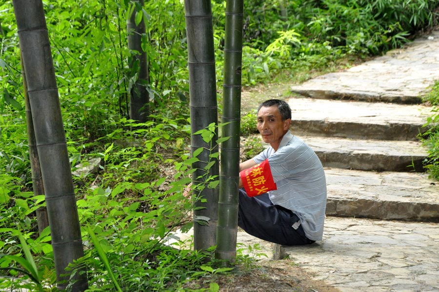 The guardian of the mountain. (CRIENGLISH/ Wang Yuzhe)