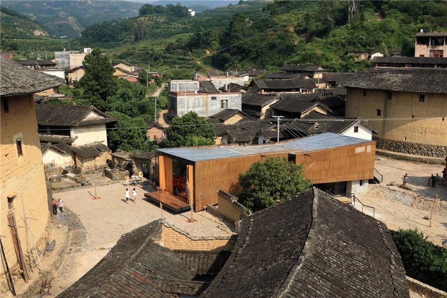 The Bridge School in Fujian province  (China Daily/Lan Tianyi)