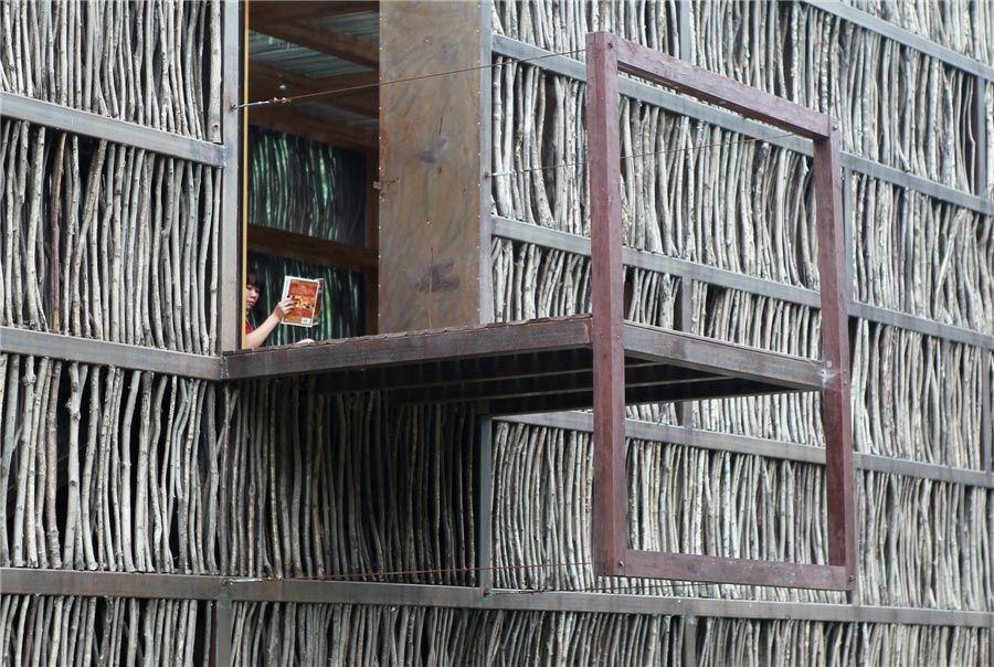 Liyuan Library in Huairou district of Beijing (China Daily/Cui Meng)