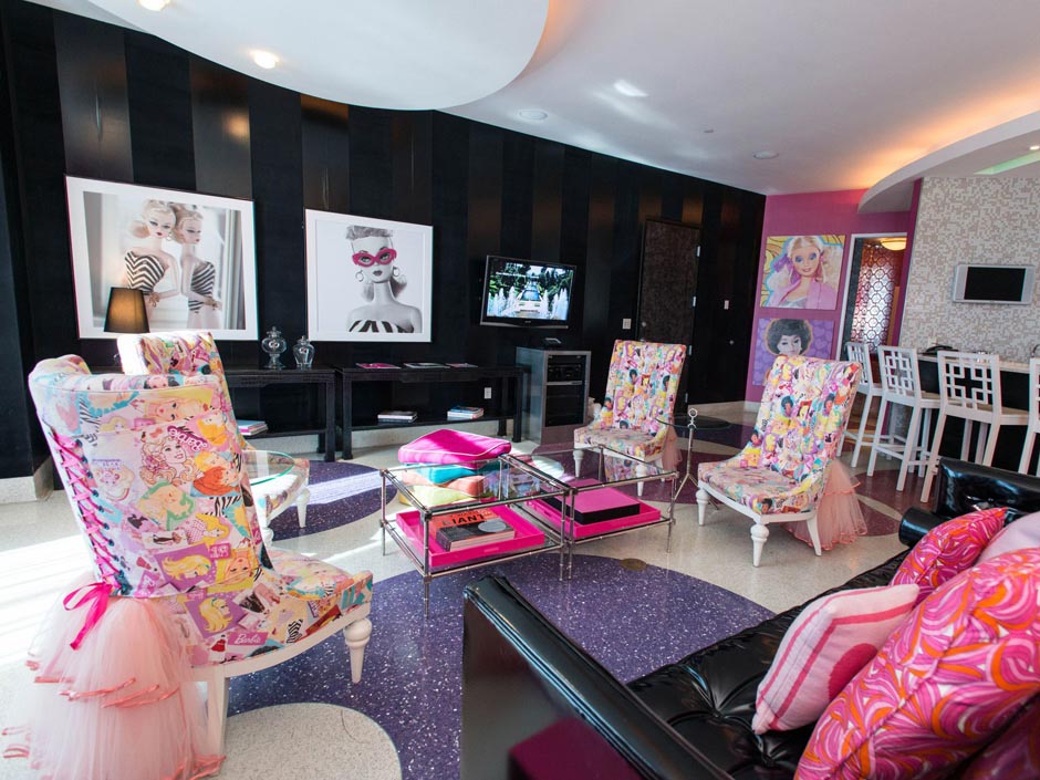 Barbie Suite at The Palms Casino Resort, Las Vegas (Source/Huanqiu)