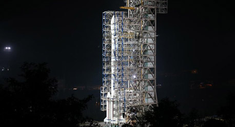 Long March-3B rocket ready to launch Chang'e-3 lunar probe