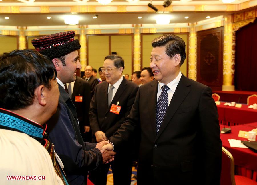 Top Chinese leaders join CPPCC panel discussions