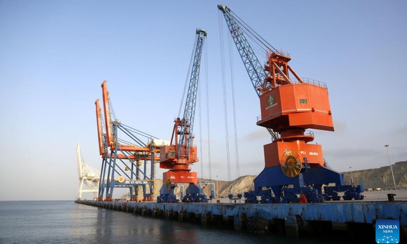 This photo taken on Sept. 18, 2024 shows a view of fishermen dockyard near the Gwadar port in Gwadar, southwest Pakistan. Launched in 2013, China-Pakistan Economic Corridor (CPEC), the flagship project under the China-proposed Belt and Road Initiative (BRI), is a corridor linking Gwadar port with Kashgar in northwest China's Xinjiang Uygur Autonomous Region, highlighting energy, transport, and industrial cooperation. (Photo: Xinhua)