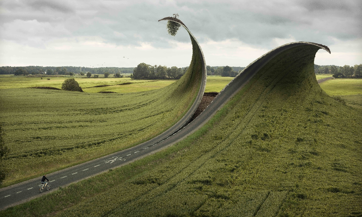 Works of Erik Johansson on display Photo: Courtesy of Today Art Museum