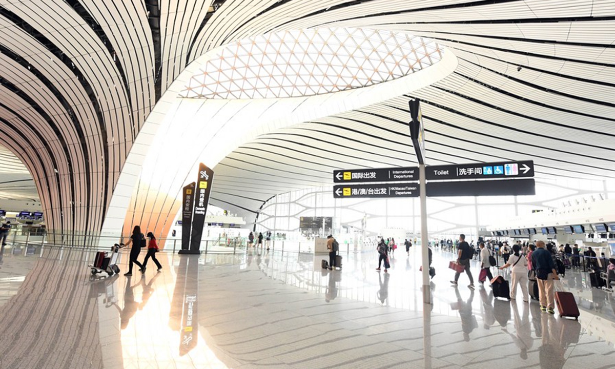 Beijing Daxing International Airport Photo: Xinhua