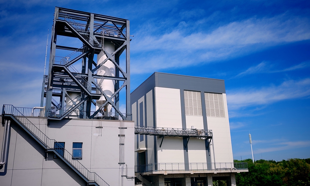 China completes construction of Asia's largest high-altitude rocket test facility on May 15, 2024. Photo: Courtesy of China Aerospace Science and Technology Corporation