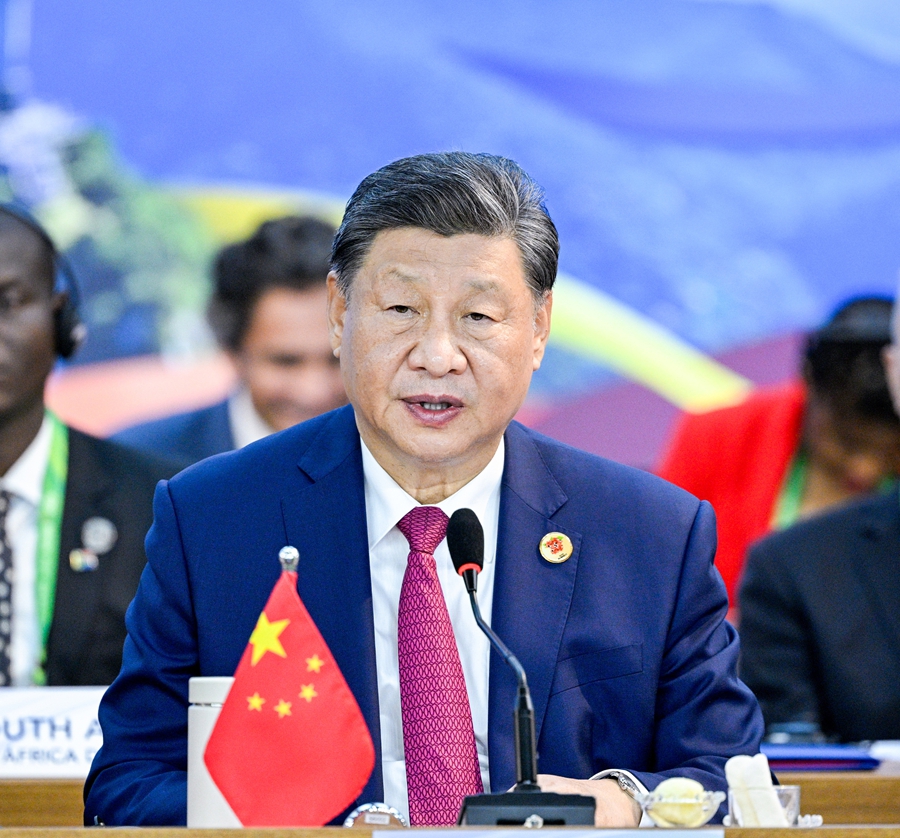 Chinese President Xi Jinping delivers an important speech entitled Working Together for a Fair and Equitable Global Governance System at the Session II of the 19th G20 Summit on Reform of the Institutions of Global Governance in Rio de Janeiro, Brazil, Nov. 18, 2024. Xi attended the G20 Summit here on Monday. Photo: Xinhua