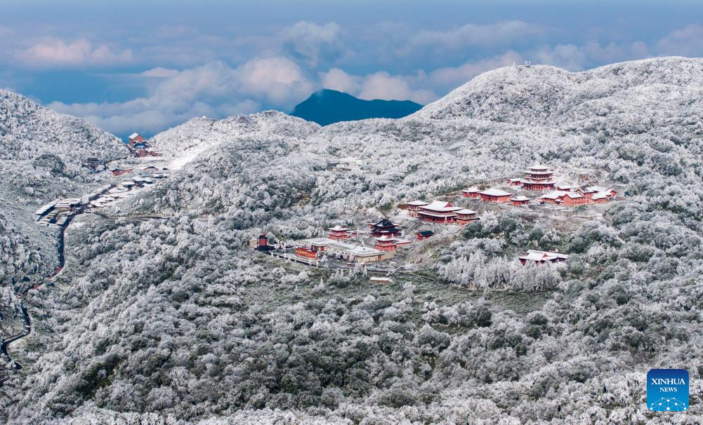 Winter scenery across China