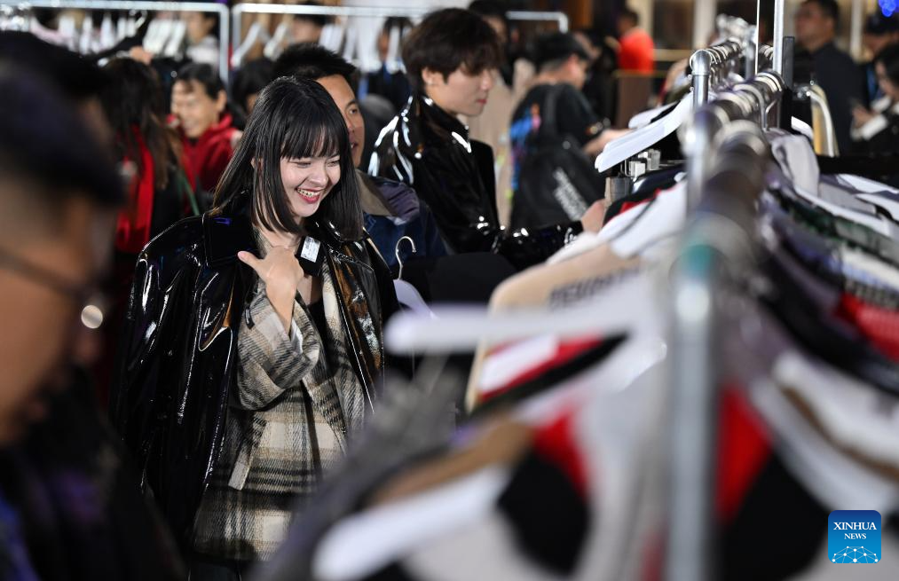 Customers shop at Haikou International Duty Free City in Haikou