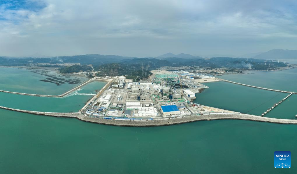 Zhangzhou nuclear power project under construction in China's Fujian