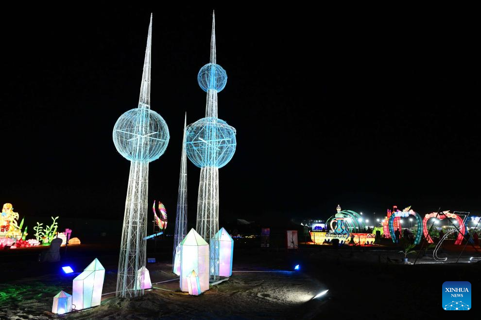 Light festival held in Kuwait