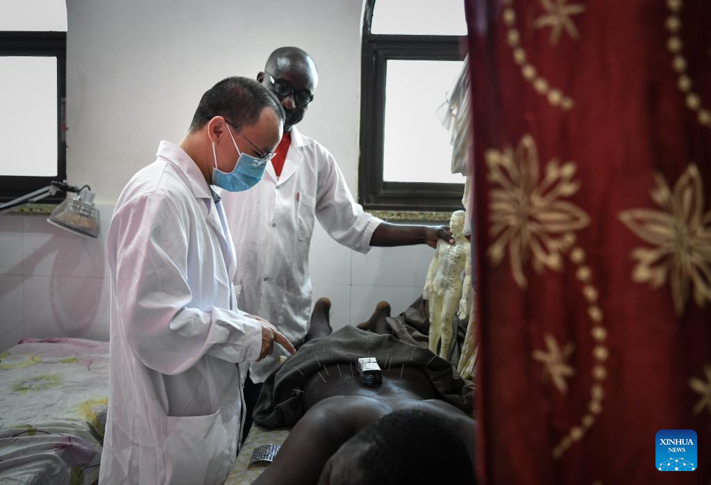 Chinese medical team provides medical services for patients in Chad