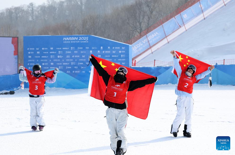 China's Liu Mengting wins freeski women's big air at Harbin Asian Winter Games